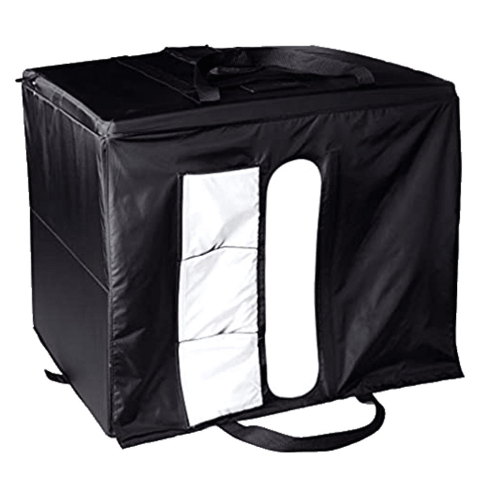 Amazon Basics sammenleggbart stort produktfotostudio. Portable Foldable Photo Studio Box with LED Light  (62x76x62cm)