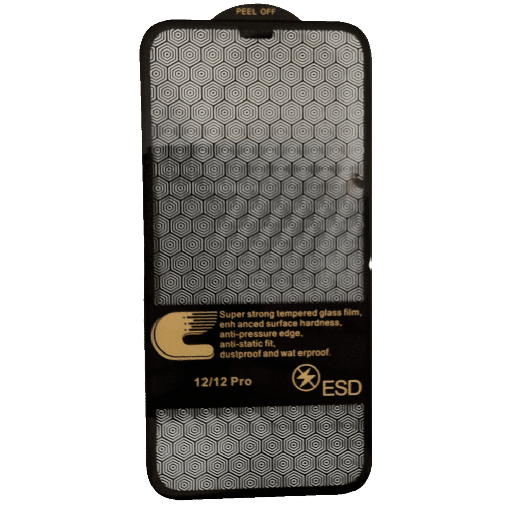 Super Glass Skjermbeskyttelse for Apple iPhone 12 og 12 PRO herdet glass 9H Diamond Tempered Oleophobic Antistatic 6.1-toms