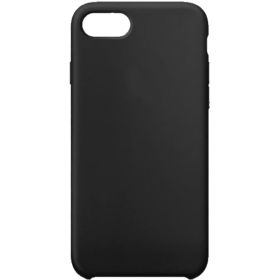 iPhone SE-2/3, 8 (7) sort Silicone Case Black