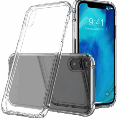 Gjennomsiktig beskyttelse for iPhone X og XS