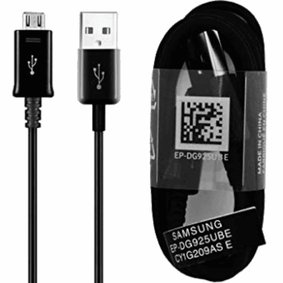 Samsung Micro-USB kabel (A til B-micro) 1,2m sort EP-DG925UBE bulk
