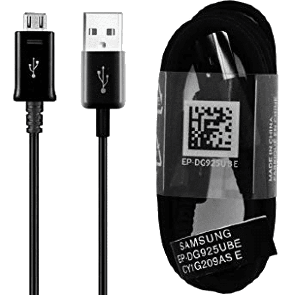 Samsung Micro-USB kabel (A til B-micro) 1,2m sort EP-DG925UBE bulk
