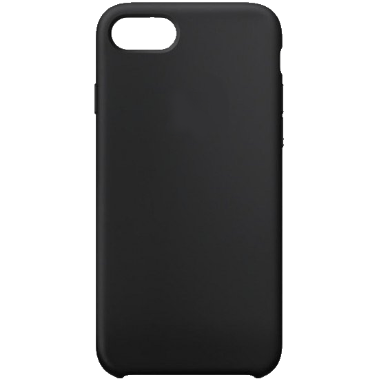 iPhone SE-2020, 8 (7) sort Silicone Case Black