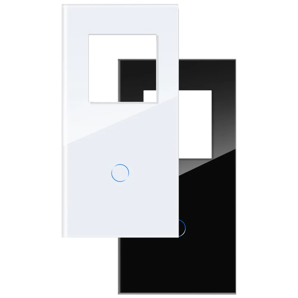 dobbelt glass-ramme modul med enkel touch-bryter (WiFi/bluetooth-Tuya)